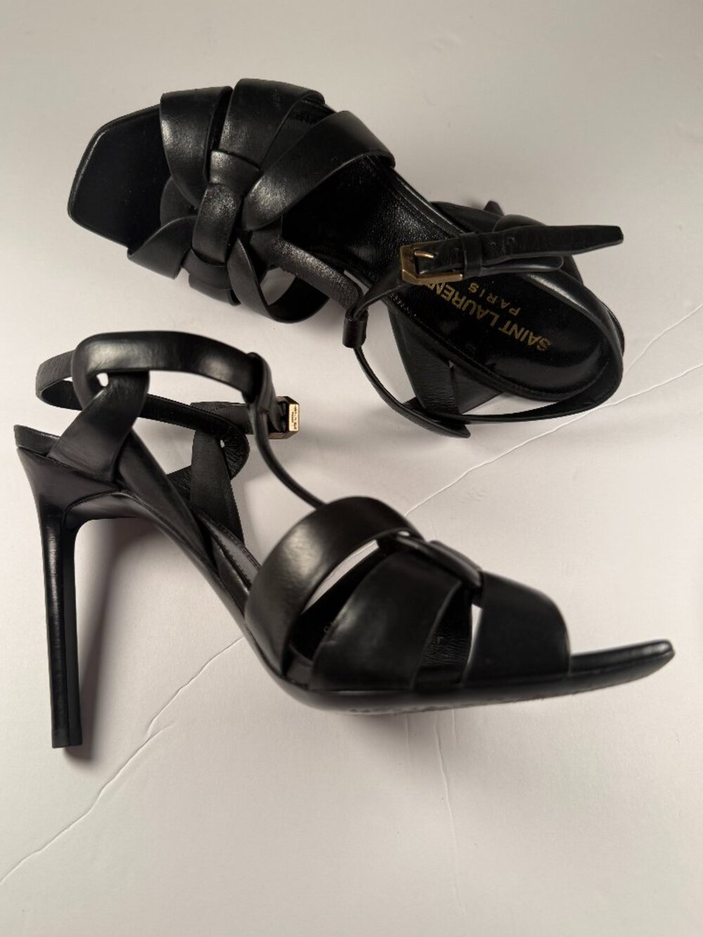 SAINT LAURENT TRIBUTE 105 SANDALS